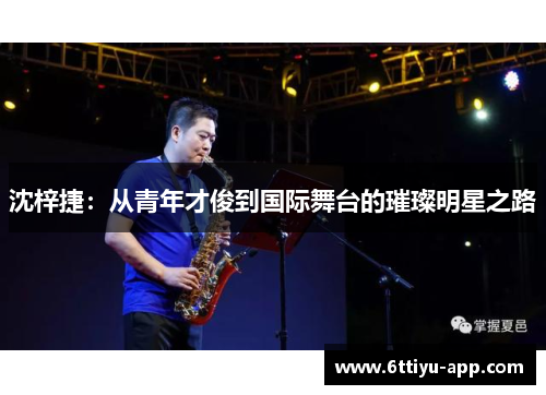 沈梓捷：从青年才俊到国际舞台的璀璨明星之路